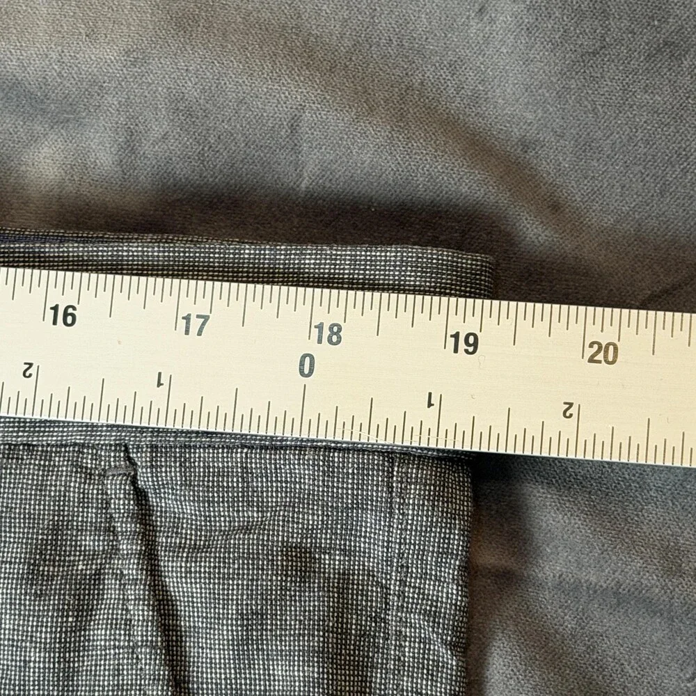 Banana Republic Pants Mens 38x28 Gray Linen Cotton Chino Regular Fit Straight